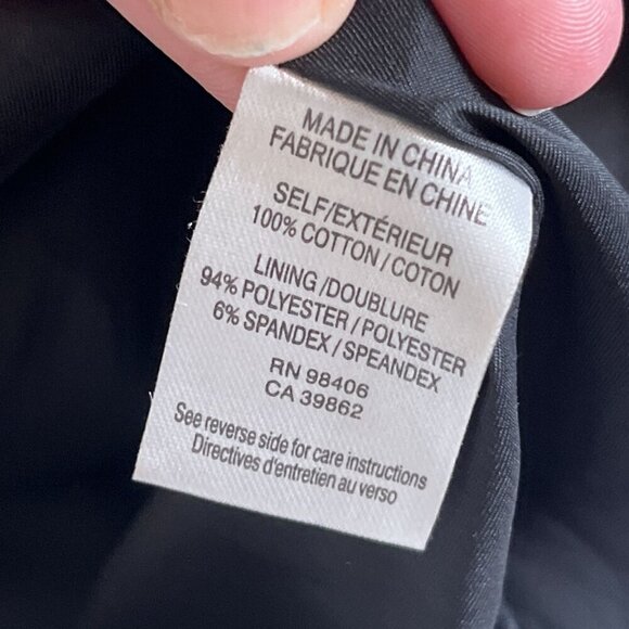 Theory Etiara Eyelet V-Neck Sleeveless A-Line Black Mini Dress Size 10 - Picture 11 of 12